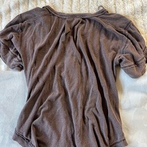 FREE PEOPLE XS oversized tee